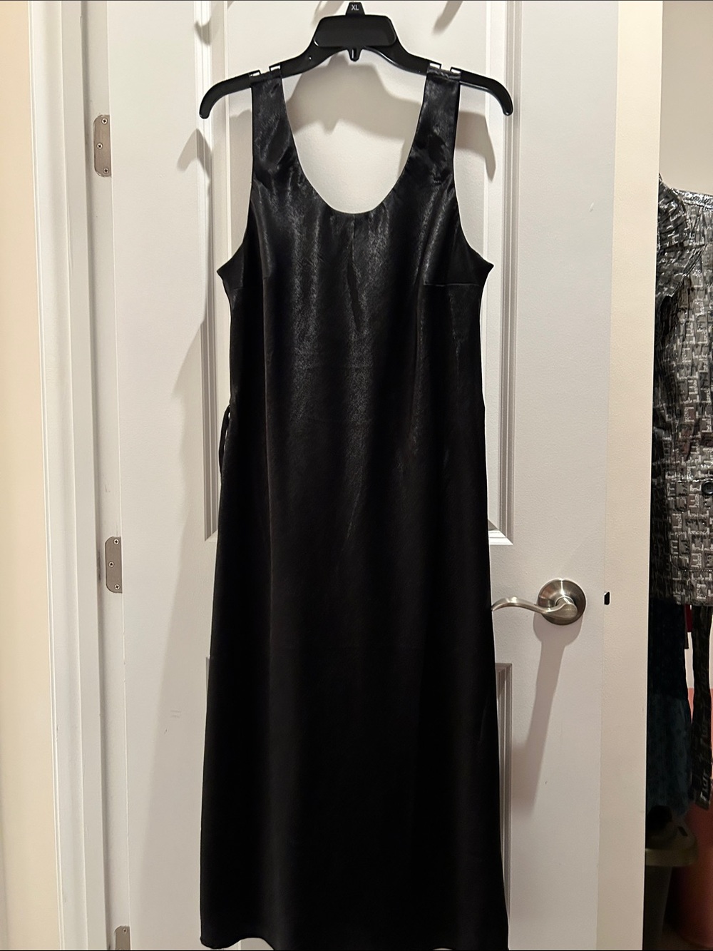 INC International Concepts Black Maxi Slip Dress Large